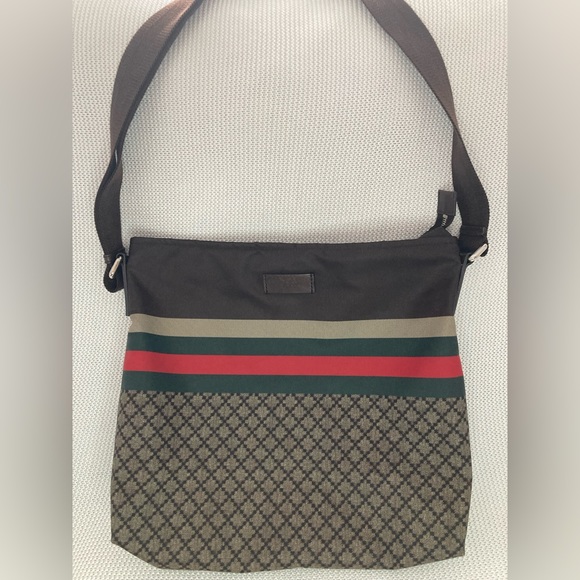 Gucci Diamante Nylon Messenger Bag - Picture 1 of 4